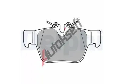 DELPHI Sada brzdov�ch desti�ek DF LP3598, LP3598