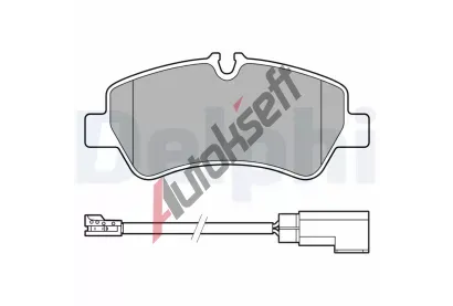DELPHI Sada brzdovch destiek DF LP3619, LP3619