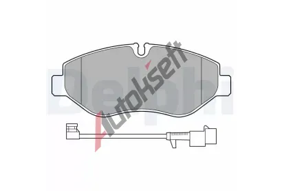 DELPHI Sada brzdovch destiek DF LP3621, LP3621