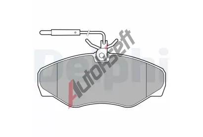 DELPHI Sada brzdovch destiek DF LP3624, LP3624