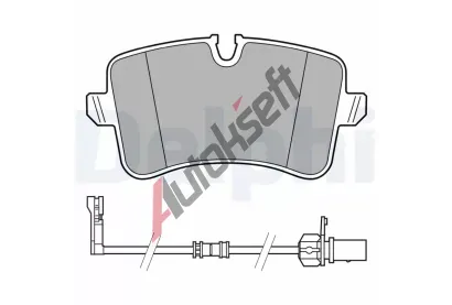 DELPHI Sada brzdovch destiek DF LP3625, LP3625