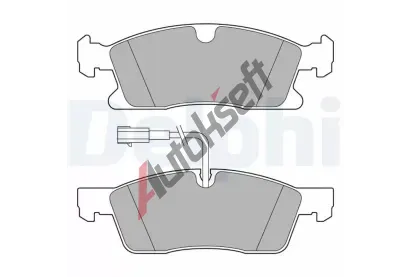DELPHI Sada brzdovch destiek DF LP3634, LP3634