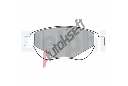DELPHI Sada brzdovch destiek DF LP3638, LP3638