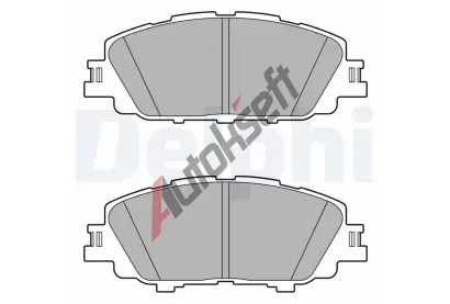 DELPHI Sada brzdovch destiek DF LP3647, LP3647