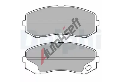 DELPHI Sada brzdovch destiek DF LP3687, LP3687