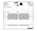 Sada brzdovch destiek DELPHI ‐ DF LP3702