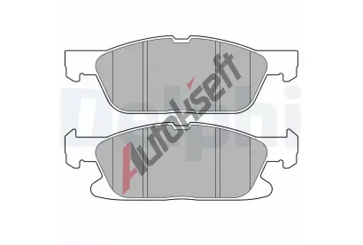 DELPHI Sada brzdovch destiek DF LP3704, LP3704