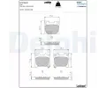 Sada brzdovch destiek DELPHI ‐ DF LP3725