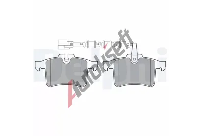 DELPHI Sada brzdovch destiek DF LP3727, LP3727
