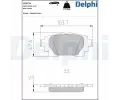 DELPHI Sada brzdovch destiek ‐ DF LP3731