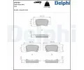 Sada brzdovch destiek DELPHI ‐ DF LP3737