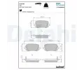 Sada brzdovch destiek DELPHI ‐ DF LP3740