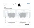 DELPHI Sada brzdovch destiek ‐ DF LP3839