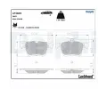 DELPHI Sada brzdovch destiek ‐ DF LP3845