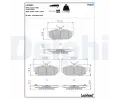 Sada brzdovch destiek DELPHI ‐ DF LP3852