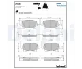 Sada brzdovch destiek DELPHI ‐ DF LP3853