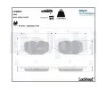 Sada brzdovch destiek DELPHI ‐ DF LP3857