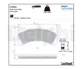 Sada brzdovch destiek DELPHI ‐ DF LP3861