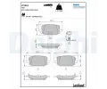 Sada brzdovch destiek DELPHI ‐ DF LP3863