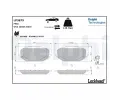 Sada brzdovch destiek DELPHI ‐ DF LP3875