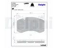 Sada brzdovch destiek DELPHI ‐ DF LP3900