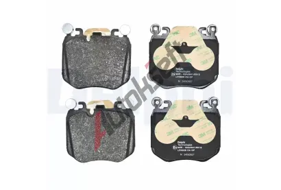 DELPHI Sada brzdových destiček DF LP3926, LP3926 DELPHI Sada brzdových destiček DF LP3926, LP3926