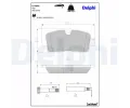 Sada brzdov�ch desti�ek&nbsp;DELPHI&nbsp;&dash;&nbsp;DF LP3950
