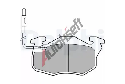 DELPHI Sada brzdovch destiek DF LP490, LP490
