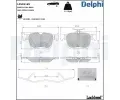 DELPHI Sada brzdovch destiek ‐ DF LP5011EV
