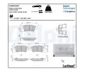 DELPHI Sada brzdovch destiek ‐ DF LP5021EV