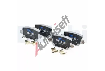 DELPHI Sada brzdových destiček DF LP5037EV, LP5037EV DELPHI Sada brzdových destiček DF LP5037EV, LP5037EV