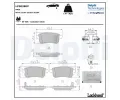 Sada brzdovch destiek DELPHI ‐ DF LP5038EV