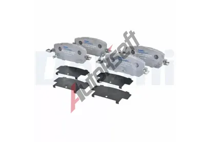 DELPHI Sada brzdových destiček DF LP5045EV, LP5045EV DELPHI Sada brzdových destiček DF LP5045EV, LP5045EV