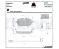 Sada brzdovch destiek DELPHI ‐ DF LP5046EV