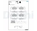 Sada brzdovch destiek DELPHI ‐ DF LP5079EV