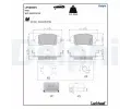 Sada brzdovch destiek DELPHI ‐ DF LP5080EV
