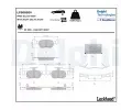 Sada brzdovch destiek DELPHI ‐ DF LP5085EV