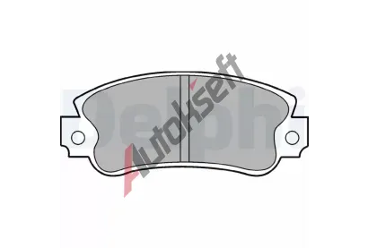 DELPHI Sada brzdovch destiek DF LP509, LP509