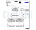 Sada brzdov�ch desti�ek&nbsp;DELPHI&nbsp;&dash;&nbsp;DF LP5102EV