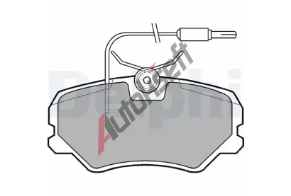 DELPHI Sada brzdovch destiek DF LP564, LP564