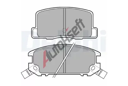 DELPHI Sada brzdov�ch desti�ek DF LP574, LP574