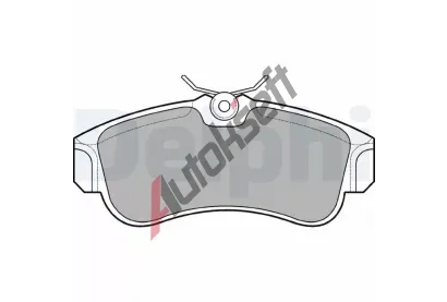 DELPHI Sada brzdovch destiek DF LP616, LP616