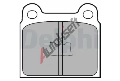 DELPHI Sada brzdovch destiek DF LP76, LP76