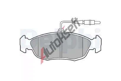 DELPHI Sada brzdovch destiek DF LP793, LP793