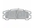 DELPHI Sada brzdovch destiek ‐ DF LP814