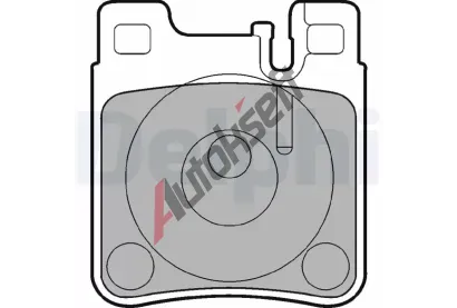 DELPHI Sada brzdovch destiek DF LP841, LP841