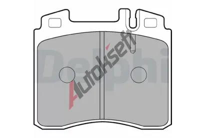 DELPHI Sada brzdovch destiek DF LP842, LP842