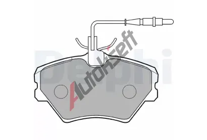 DELPHI Sada brzdovch destiek DF LP862, LP862