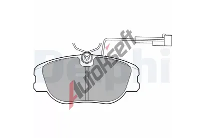 DELPHI Sada brzdovch destiek DF LP875, LP875