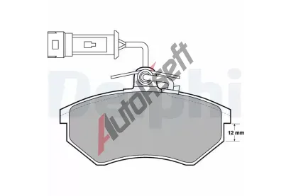 DELPHI Sada brzdov�ch desti�ek DF LP901, LP901